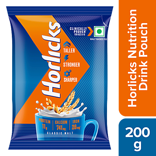 Horlicks Classic Malt 200g Pack